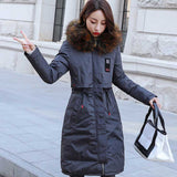 Women Winter Coats Down Cotton-Padded Coat for Women Mid-Length Winter Clothing Cotton-Padded Coat for Women
