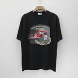 Rhude T Shirt Limited Rhude Casual Hip Hop Summer Loose round Neck