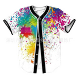 Baggy Baseball Jersey Summer Young Men Short Sleeve Baseball Uniform