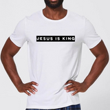 Jesus Is King T Shirt Jesus Is King Black Live Men's Short-Sleeved T-shirt