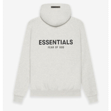 Fog Fear of God Essentials Hoodie Fog Back Stereo Alphabet plus Velvet Hoodie