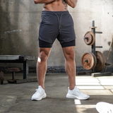 Men Sports Flex Shorts Men's Solid Color Shorts