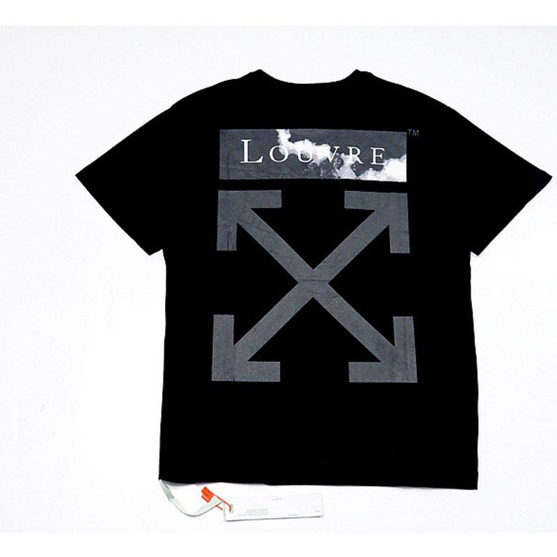 Cloud Arrow Short Sleeve Printed Summer Men's and Women's Round Neck Tshirt Owt t shirt