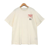 Rhude T Shirt Personalized and Abstracted Printed Loose-Fitting Casual T-shirt