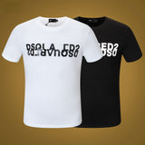 Dsq2 T Shirt Casual Sports Printed Short Sleeve Summer Men