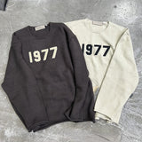Fear of God Essentials 1977 Knit Hoodie round Neck Sweater Loose Large Size Men and Women
