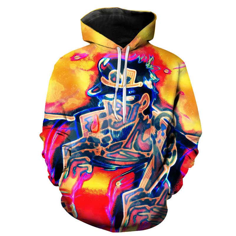 Jojo'S Bizarre Adventure Clothing 3d Printed Long Sleeve Hoodie