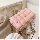 Sling Bags Autumn and Winter Chains Satchel Woven Shoulder Bag