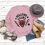 Hellfire Club Shirt Women's Sports Long Sleeve Pullover Hoodie