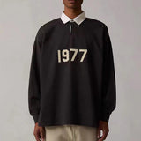 Fear of God Essentials 1977 Rugby Wheat Sweater Men's Loose Fog