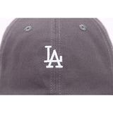 Dodgers and Yankees Baseball Cap 47brand Baseball Cap Female Summer La Embroidered NY Peaked Cap Male Gray