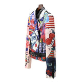 Punk Rock Jacket Rivet Punk Fashion Motorcycle Clothing