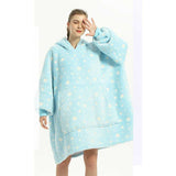 Hoodies Blankets Casual Homewear plus Size Robe Winter