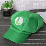 Mario Hat Octagonal Cap Super Mary Cartoon Surrounding the Game Cosplay