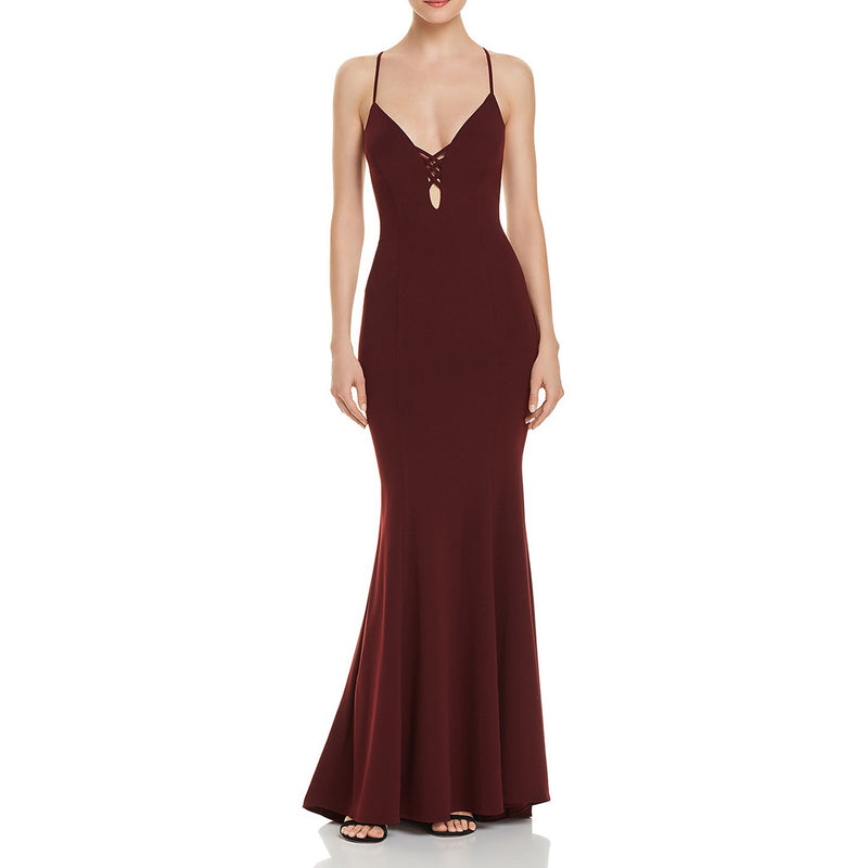 Formal Dresses & Gowns Spring Evening Dress Backless Suspenders Dress