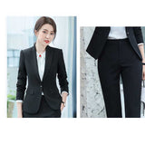 Womens Autumn Uniform Designs Formal Style Office Lady Bussiness Attire Work Suit