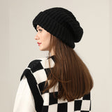Toboggan Hat Loose Woolen Cap Children Autumn Winter Warm