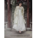 Chinese Traditional Dress Chest-High Dress Fresh and Elegant Embroidery