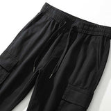 Man Fall Outfits Cargo Pants Functional Multi-Pocket Loose Jogging Tappered Work Clothes Casual Pants Men