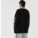 Oversized 90S T Shirt Two-Dimensional Sweater Men's Hip Hop National Loose Winter Sweater