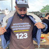 Rrr123 T Shirt Knight Printed Distressed Loose T-shirt
