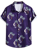 Men Hawaii Shirts Men's Shirt Shirt Short Sleeve Shirt Casual Summer