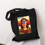 Stranger Things Hellfire Club Handbag Stranger Things 4 Canvas Bag Student Book Bag Shopping Bag Large Capacity Crossbody