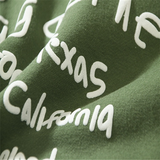 Cactus Flea Market Hoodie Fleece-Lined Hip Hop Men's and Women's Hoodie