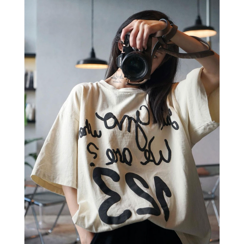 Rrr123 T Shirt Puff Print Vintage Vintage T-shirt