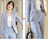 Womens Autumn Uniform Designs Formal Style Office Lady Bussiness Attire Work Suit