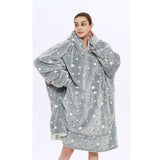 Hoodies Blankets Lambswool Double-Layer Large Size Home Casual Wear Lazy