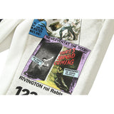 Kanye West Sunday Service Pant Graffiti Printing Vintage Sweatpants Ankle Banded Pants Loose