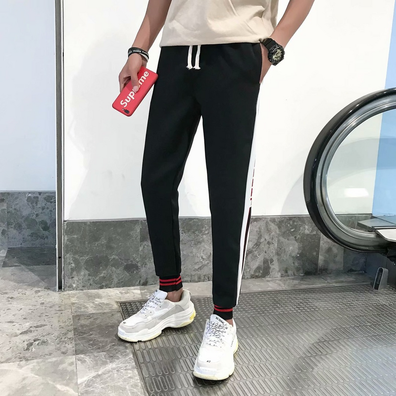 Men Pants Casual Sports Pants Men's Trendy Thin Pants