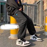 Men Pants Winter Fashion Men's Straight Loose Casual Pants