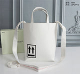 Off White Bag Casual Outdoor Convenient Tote Bag