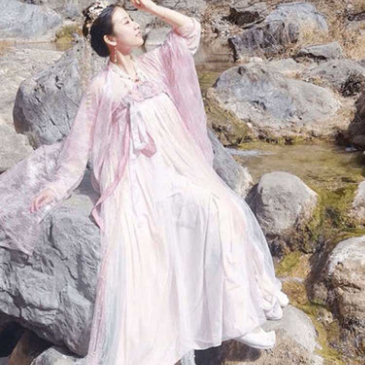 Chinese Traditional Dress Chest-High Dress Chinese Traditional Han Clothing Traditional Daily Summer