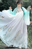 Chinese Traditional Dress Six-Meter Embroidered Daily Large Swing Dress