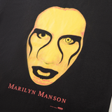 Marilyn Manson T Shirt Different Color Pupil Short Sleeve Vintage Distressed Loose Oversize