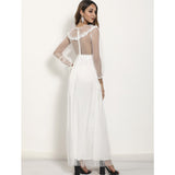 See through Wedding Dress Summer Women's Dress Sexy Lace See-through Wedding Dress