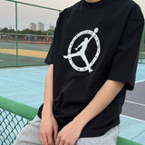 Ow NBA Embroidered Short-Sleeved T-shirt Casual Fashionable Couple t shirt