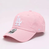 Dodgers and Yankees Baseball Cap 47brand Baseball Cap Female Dark Gray Soft Top Embroidery Hip Hop Male Hat