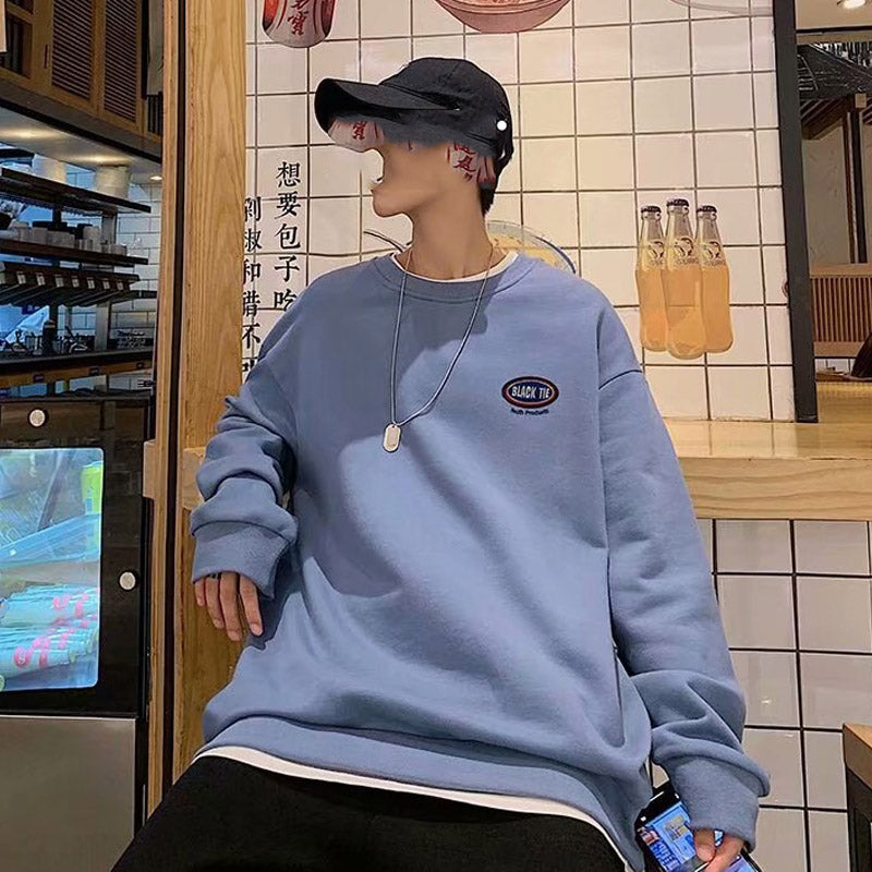 Men Sweatshirts Long-Sleeved T-shirt Men's Sweater Autumn Clothes Loose