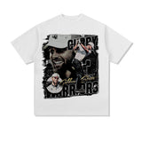 Stephen Curry Shirt NBA Star Curry Short Sleeve T-shirt Loose Hip Hop