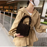 Sling Bags Striped Plaid One-Shoulder Crossbody Handbag