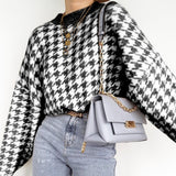 Preppy Aesthetic Sweater Women's Autumn Fashion round Sweater