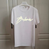 T Shirt Balmain T-shirt Couple Wear Men and Women Gilding Letters Printed Short Sleeved T-shirt