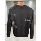 Dsq2 Hoodie DSQ Lian D2 Map Printed Sweater Trendy Men's Autumn and Winter
