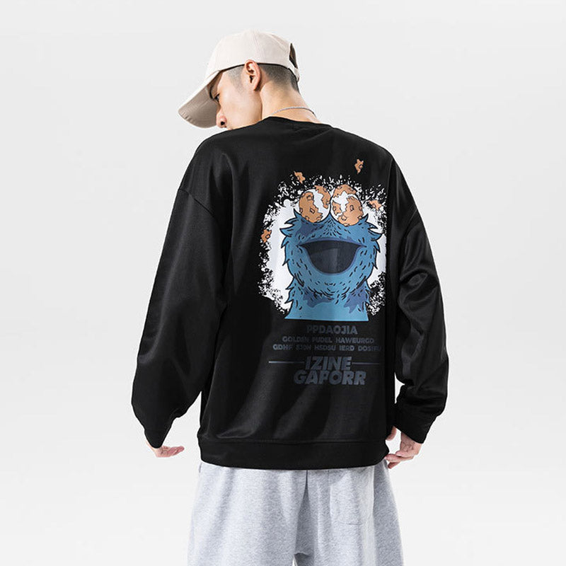 Men Sweatshirts Autumn and winter men's loose round neck sweatshirt