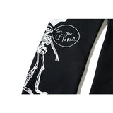 Kanye West Sunday Service Pant Vintage Graffiti Printing Sweatpants Casual Sports Fleece-Lined