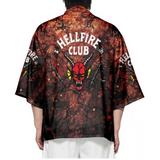 Hellfire Club Shirt Hellfire Club Kimono Casual Fashion